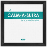 Funny Wall Frames for Home & Office, Quirky Humour Poster with Frame | White Poster Frame | Unique Gift Idea for Friend, Roommate, Farewell Gift